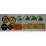 A collection of .177 and .22 airgun pellets including vintage boxed packs and tins from Webley and