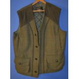 Bronte Classic Outwear quilted tweed waistcoat jacket, size XXL. Excellent little used condition.