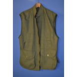 Sherwood Forest Crichton tweed shooting waistcoat. Colour green, size medium.