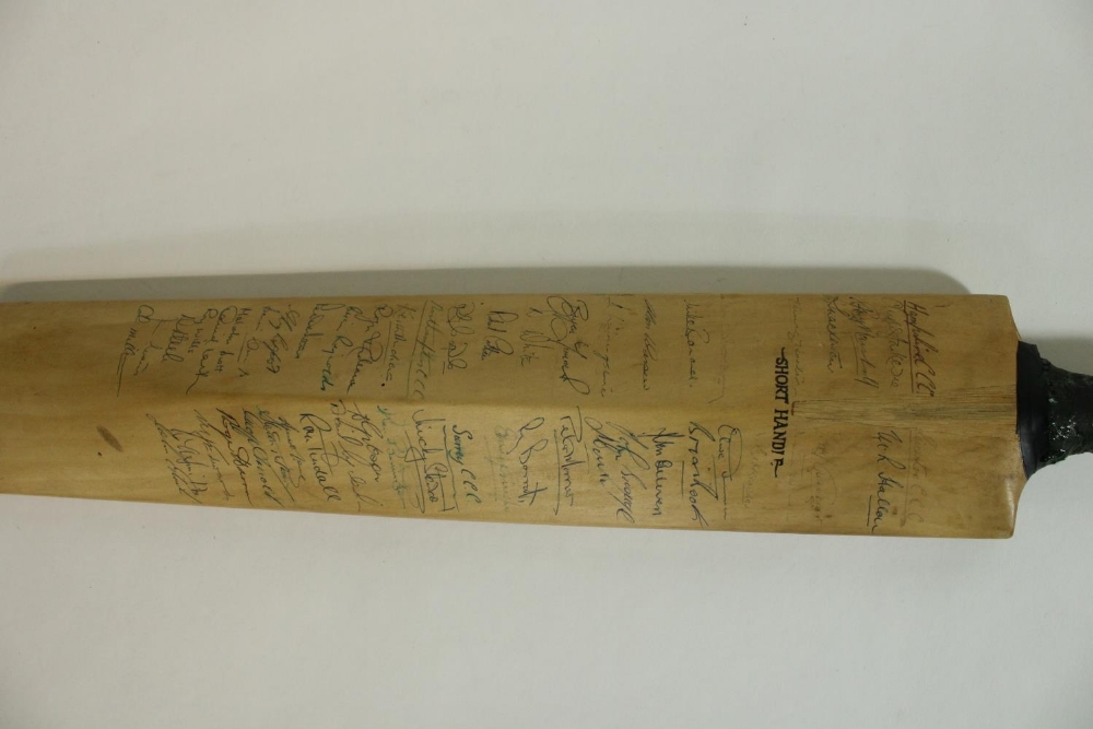 Collection of c1980s signed cricket bats, incl. Sri Lanka and Australia 1981, single bat with - Image 11 of 14