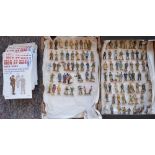 A large collection of (mostly) approximately 100 DelPrado "Men At War" series 7cm tall pre-painted