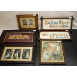 Pair of early C20th prints "I Will Give Thee A Crown Of Life - EVII.10" and "He Is Faithful That