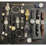Sekonda LCD alarm chrono wristwatch, Sekonda Quartz 50m Sports watch, Lorus kinetic Lumibright