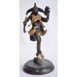 A Franklin Mint "Spirit Of The Blackbird", cast solid bronze figure of a native American Indian.