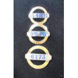 London Transport Underground Staff enamel cap pin badge no. 1481 by J R Gaunt, London Transport