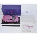 A GWILO International 1/18 scale Lamborghini SE 30 special edition, boxed (insert missing), with COA