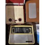 Bush TR82 Transistor Portable radio with instructions, similar Vidor, VEF and Roberts radios (4)