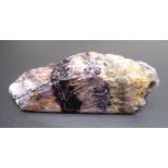 Blue John mineral, W3cm L9.2cm H4.3cm