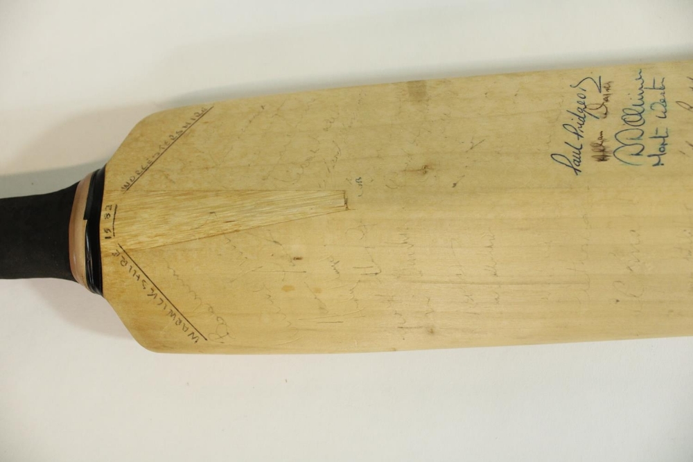Collection of c1980s signed cricket bats, incl. Sri Lanka and Australia 1981, single bat with - Image 3 of 14
