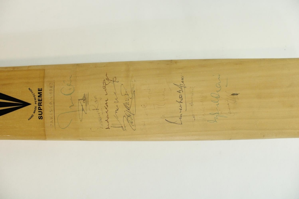 Collection of c1980s signed cricket bats, incl. Sri Lanka and Australia 1981, single bat with - Image 5 of 14