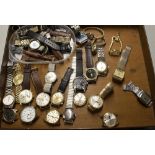 Collection of Gents quartz, manual and automatic wrist watches, incl. Most Direct Reader, Bulova