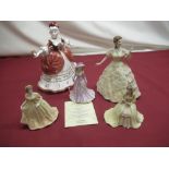 Coalport figure "Time - The Millenium Ball" ltd. ed. 1178/2500, H26cm, three boxed Coalport