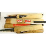 Collection of c1980s signed cricket bats, incl. Sri Lanka and Australia 1981, single bat with