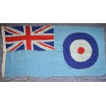 A genuine original vintage Royal Air Force Ensign station flag. Flag is date stamped (see photos)