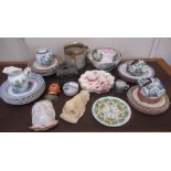 Victorian Chang pattern part tea service (30), Sunderland Lustre Ironbridge bowl, Victorian