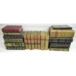 The Grange Goathland - Selection of leather bound books inc. A Pleasant History of the Life and