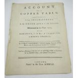 Carteret Webb (Philip) An Account of a Copper Table, Containing two inscriptions in the Greek and