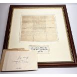 Titanic - Letter written by Wilf Seward (Chief Pantry Steward) on board the Titanic in Southampton