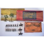 The Grange Goathland - Collection of W. Britain's 14 lead cast toy soldier figures, 2 spare