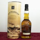 Old Pulteney Single Malt Scotch Whisky, Aged 12 Years, 40%vol 70cl, in oval carton, 1btl