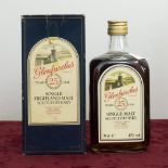 Glenfarclas 25 Years Old Single Highland Malt Scotch Whisky, distilled and bottled by J. & G. Grant,