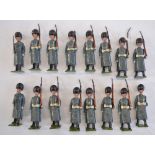 The Grange Goathland - W. Britain's 16 vintage hollow cast lead Guardsmen figures.