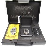 Breitling Emergency titanium wristwatch, signed dial with analogue and digital display, ref