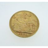 Queen Victoria gold sovereign, 1901, 8.0g