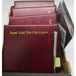 Five Royal Mail albums containing First Day Covers 1993 - 2011 and coin covers (5)