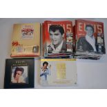 Collection of Elvis Presley memorabilia including an almost complete set of DeAgostini "Elvis-The