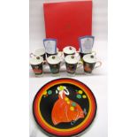 Boxed Wedgwood Clarice Cliff "High Society" ltd. ed. plaque 346/999, boxed Wedgwood Clarice Cliff "