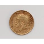 Geo.V 1913 gold half sovereign, 4.0g