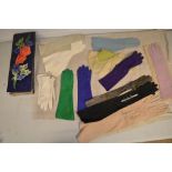Large collection of ladies kid and suede gloves, including day wear and evening dress, two c.1930'