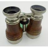 Pair of binoculars inscribed 'Royal Guards 1902 S.A.' (lacking screw)