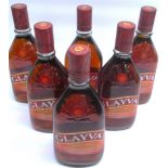 Six 1ltr bottles of Glayvar liqueur (6)