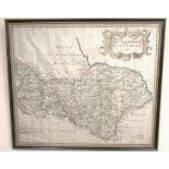 Robert Morden (c.1650-1703) 'The North Riding of Yorkshire', W45cm H39.3cm