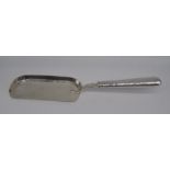 Edw. VII hallmarked Sterling silver crumb scoop, by William Hutton & Sons Ltd. London, 1904, the