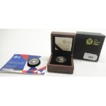 Royal Mint 2011 UK Quarter-Sovereign Gold Proof Coin, encapsulated, with original box and COA, and a