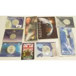 Royal Mint Britannia Silver Bullion £2 collectors coins: 2001, 2002, 2003, 2007, Royal Mint