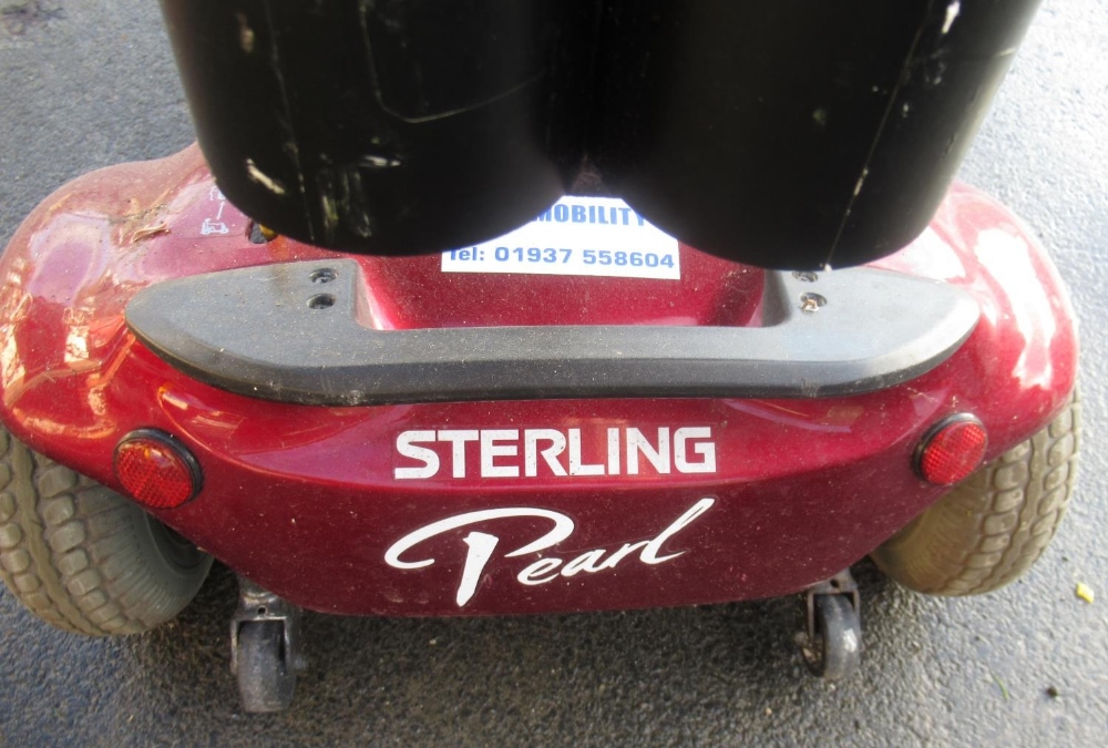 WITHDRAWN - Sterling Pearl mobility scooter (untested) - Image 2 of 2