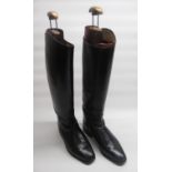 Pair of leather riding boots, size 6 1/2
