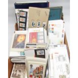 Large quantity of First Day Covers, North Yorkshire and Scottish vintage postcard: loose and in