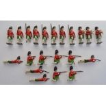 The Grange Goathland - Collection of 21 vintage non-articulated lead cast Scottish Highlander