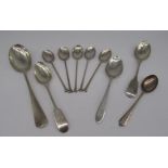 Geo.V hallmarked Sterling silver set of teaspoons by Northern Goldsmiths Co., Sheffield, 1927,