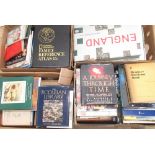 Collection of books relating to Astronomy, Atlases, Maps, etc (4 boxes)