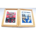 Collection of post WWII British military cloth badges and patches to inc. Para Wings, RAF Regt, UN