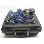 Warhammer 40k - Space Marine Bike and Ravenwing Bike Squads, 2 Space Marine Land Speeders, Space