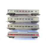 Set of four triang 0 gauge 4 luxury coaches.