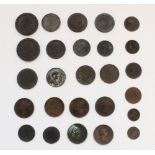 Selection of Geo.II to QV British copper coinage to include cartwheel pennies, pennies, half pennies