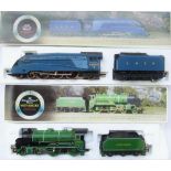 Boxed Hornby OO gauge LNER class A4 Seagull 4902 with LNER coal tender, SR School Class V Stowe with
